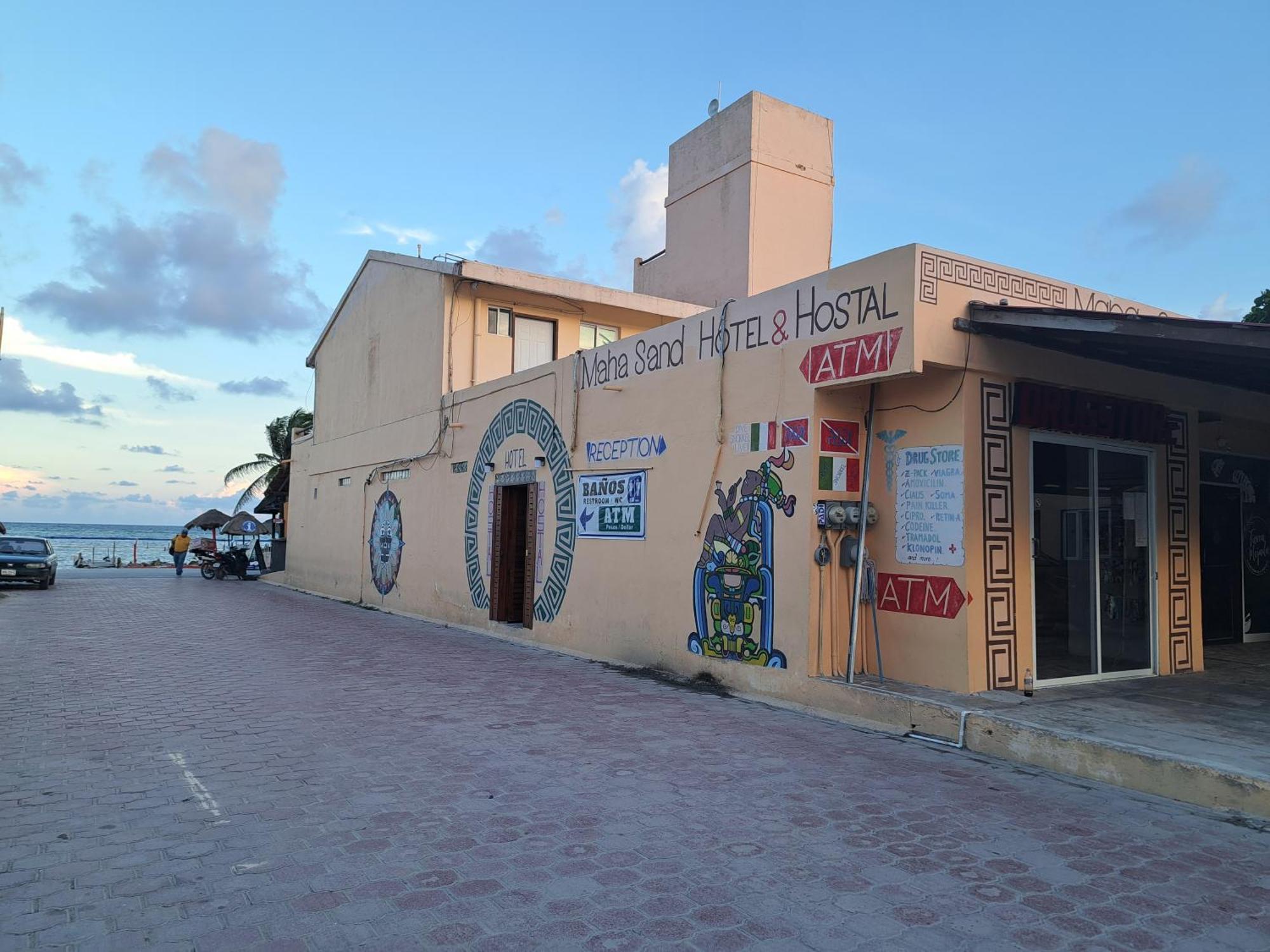 Mahasand Hotel & Hostel Mahahual Extérieur photo