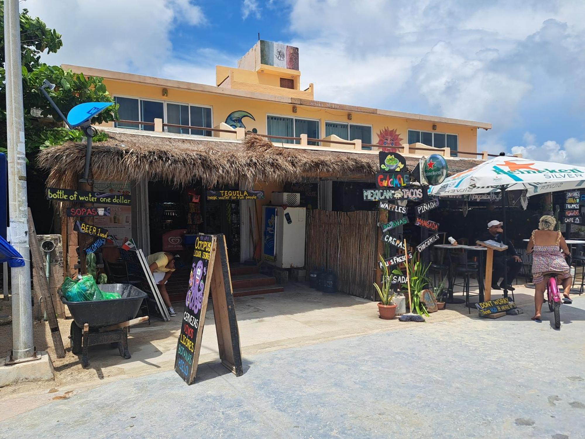 Mahasand Hotel & Hostel Mahahual Extérieur photo